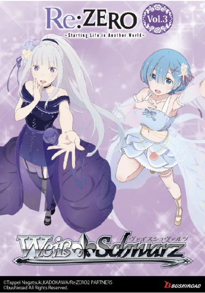 [PRE-ORDER] Re:Zero Vol. 3 | English Weiss Schwarz