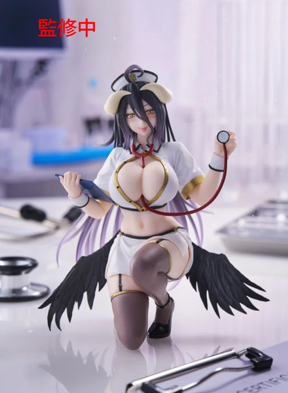 Desktop Cute Figure Overlord Albedo: Nurse Ver.