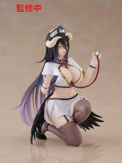 Desktop Cute Figure Overlord Albedo: Nurse Ver.