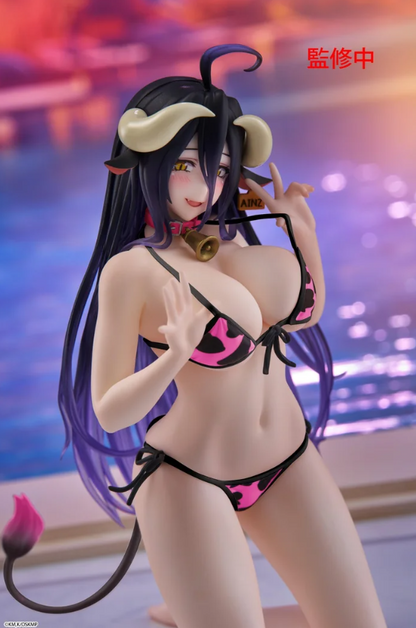 Desktop Cute Figure Overlord Albedo: Cow-Print Swimsuit Ver. Renewal Edition