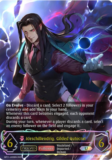 [EN] Shadowverse Bullet of Fate Iceschillendrig | BP11-U05EN U