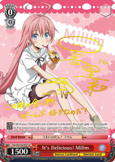 [EN] Weiss Schwarz Reincarnated as a Slime Vol. 2 Milim | TSK/S82-E029SP SP