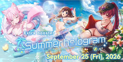 [PRE-ORDER] Summer Hologram | English Hololive Extra Booster