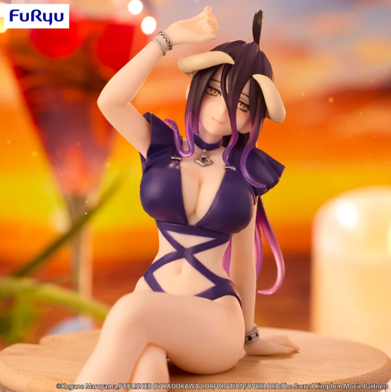 Overlord Albedo: Swimsuit Dark Purple Color Ver. Noodle Stopper Figure