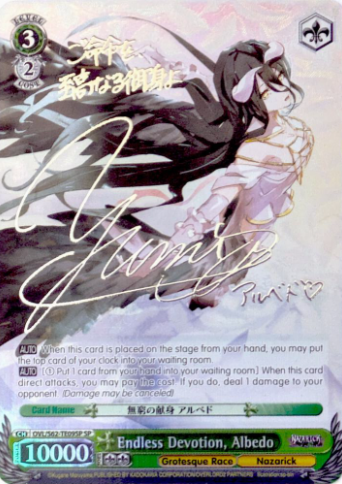 [EN] Weiss Schwarz Overlord Albedo | OVL/S62-TE09SP SP BGS Black Label