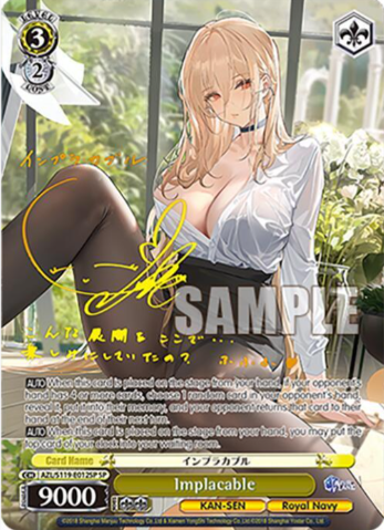 [EN] Weiss Schwarz Azur Lane Implacable | AZL/S119-E012SP SP