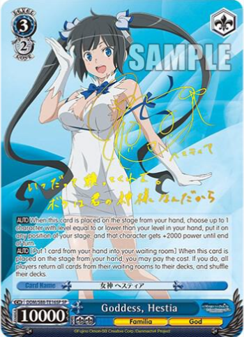 [EN] Weiss Schwarz Danmachi Hestia | DDM/S88-TE16SP SP PSA 10