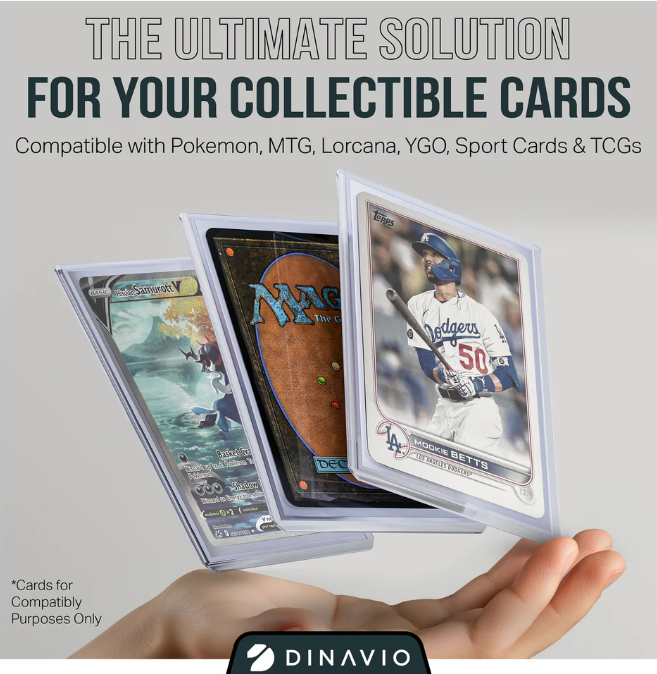 BCW Card Sleeves and Dinavio Toploader Bundle