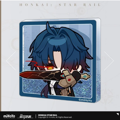 Honkai: Star Rail PomPom's Exhibition Hall Series Acrylic Quicksand Fridge Magnet Vol 1.0