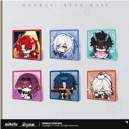 Honkai: Star Rail PomPom's Exhibition Hall Series Acrylic Quicksand Fridge Magnet Vol 1.0