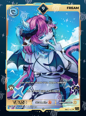 VCard TCG Awakened Worlds Fream | 010/250