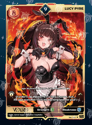 VCard TCG Awakened Worlds Lucy Pyre | 154/250