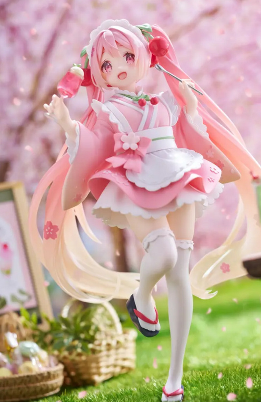 Sakura Miku Newly Written Japanese Cafe Ver. Non-Scale Figure