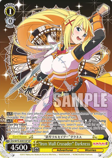[EN] Weiss Schwarz Konosuba Re:Edit Darkness | KS/W75-E001SP SP BGS 9.5
