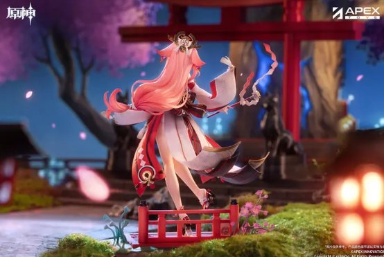 Genshin Impact Yae Miko: Astute Amusement Ver. 1/7 Scale Figure w/ Bonus: Grand Narukami Shrine Omamori
