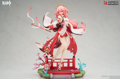 Genshin Impact Yae Miko: Astute Amusement Ver. 1/7 Scale Figure w/ Bonus: Grand Narukami Shrine Omamori