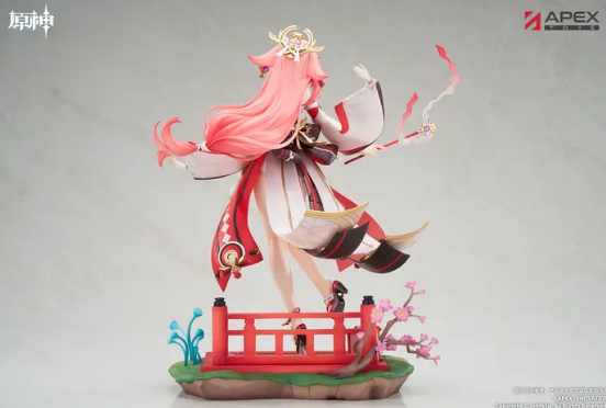 Genshin Impact Yae Miko: Astute Amusement Ver. 1/7 Scale Figure w/ Bonus: Grand Narukami Shrine Omamori