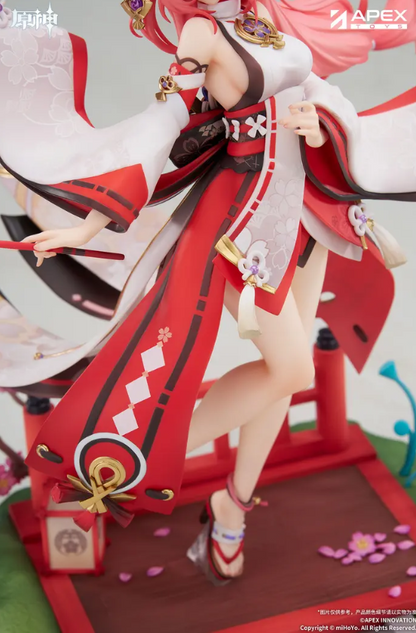 Genshin Impact Yae Miko: Astute Amusement Ver. 1/7 Scale Figure w/ Bonus: Grand Narukami Shrine Omamori
