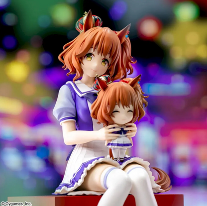 Umamusume Aston Machan & Satono Diamond Sitting Ver. XStellar Figure