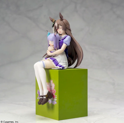 Umamusume Aston Machan & Satono Diamond Sitting Ver. XStellar Figure