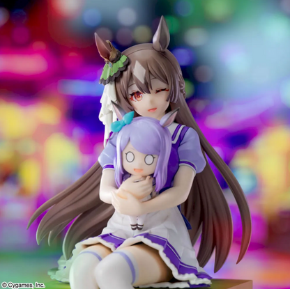 Umamusume Aston Machan & Satono Diamond Sitting Ver. XStellar Figure
