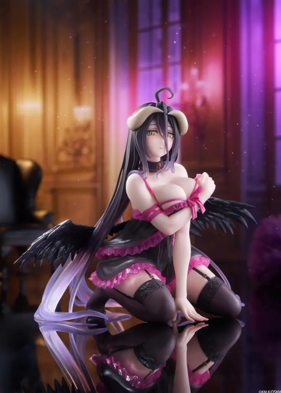 Desktop Cute Figure Overlord Albedo: Negligee Ver.