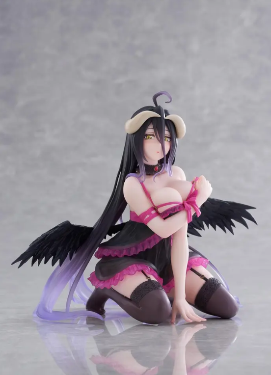 Desktop Cute Figure Overlord Albedo: Negligee Ver.