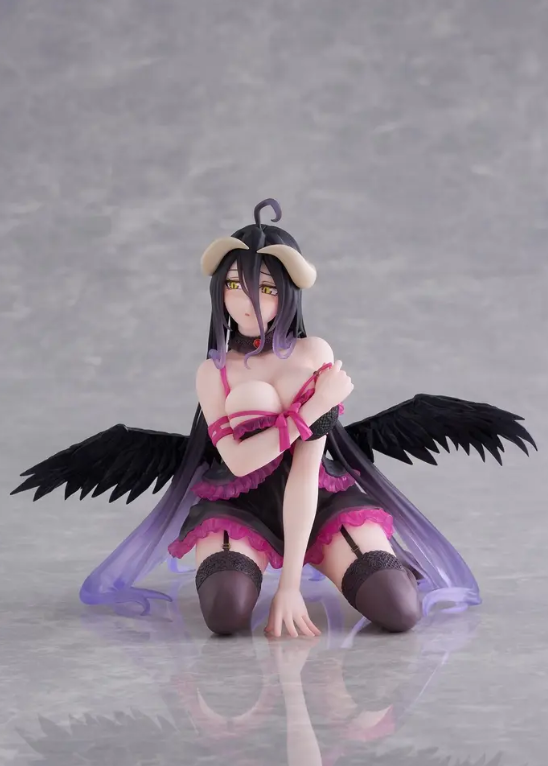 Desktop Cute Figure Overlord Albedo: Negligee Ver.