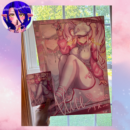 Pink Sweet Home Alice Matte/Glossy Print Multiple Sizes