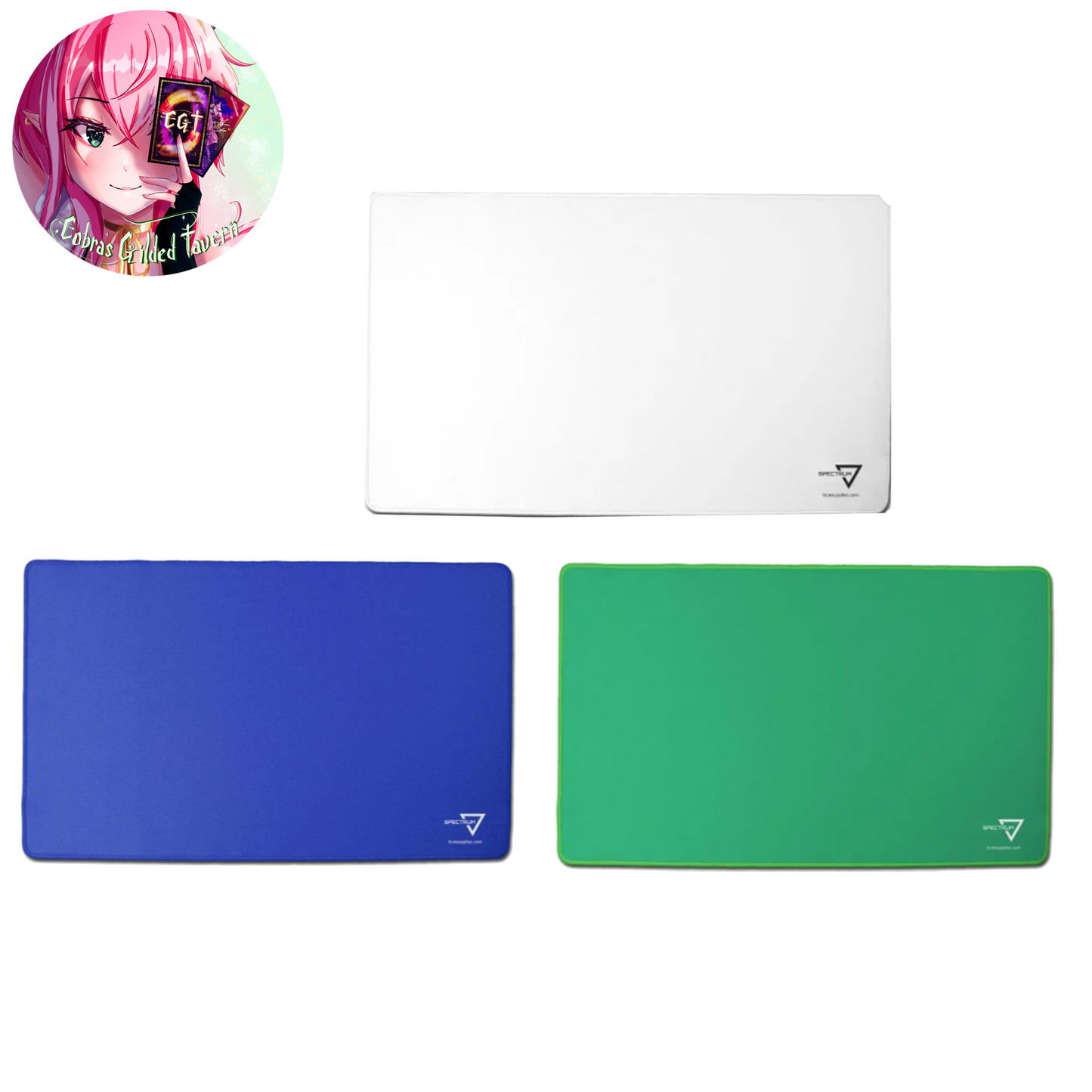 BCW Playmats with Stitched Edging