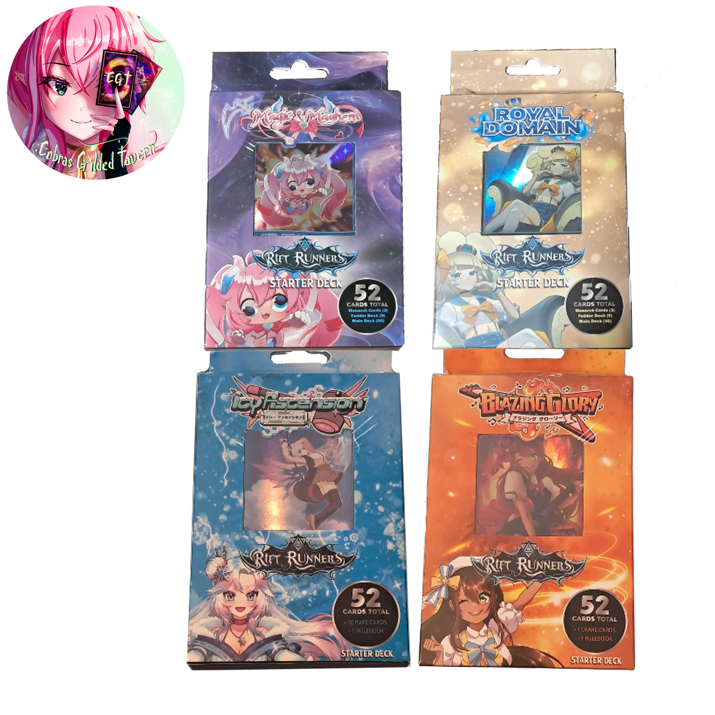 English Rift Runners V-Tuber TCG Starter Decks
