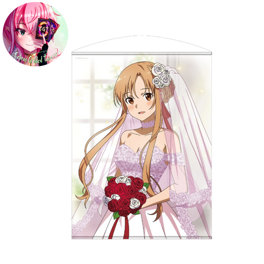 Sword Art Online [Especially Illustrated] Asuna 100cm Tapestry Wedding Dress Ver.