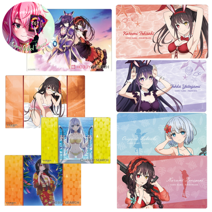 Date A Live Rubber Mats [Tohka Yatogami, Kurumi Tokisaki, Origami Tobiichi & Miku Izayaoi]