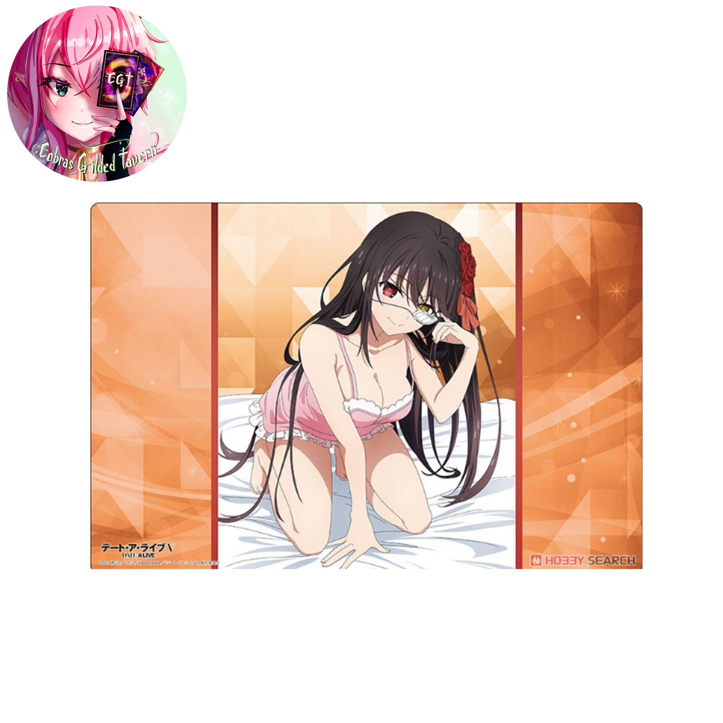 Date A Live Rubber Mats [Tohka Yatogami, Kurumi Tokisaki, Origami Tobiichi & Miku Izayaoi]
