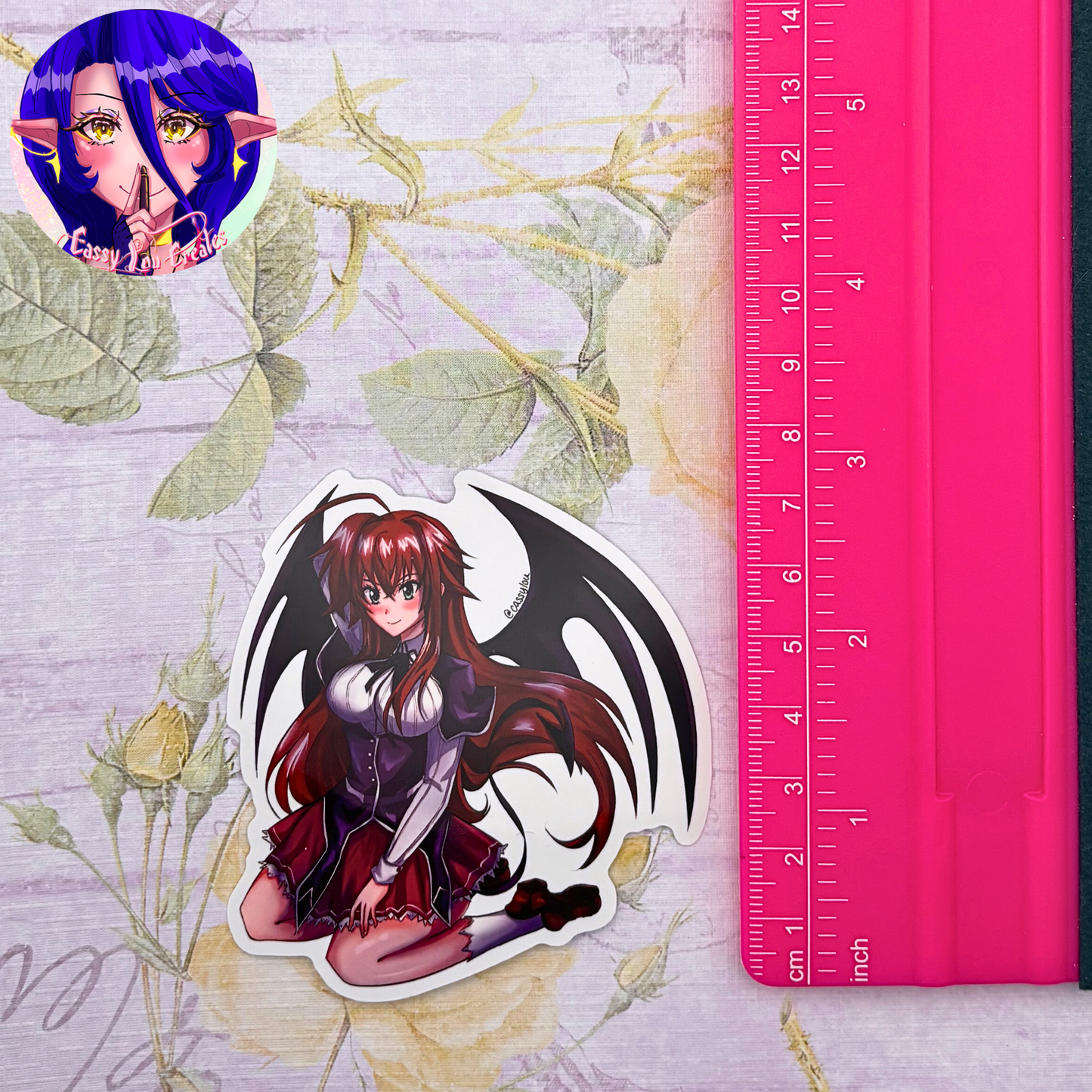 Highschool DxD | Rias and Akeno Glossy Vinyl Stickers