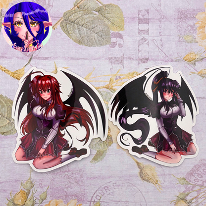 Devil Girls Glossy Vinyl Stickers