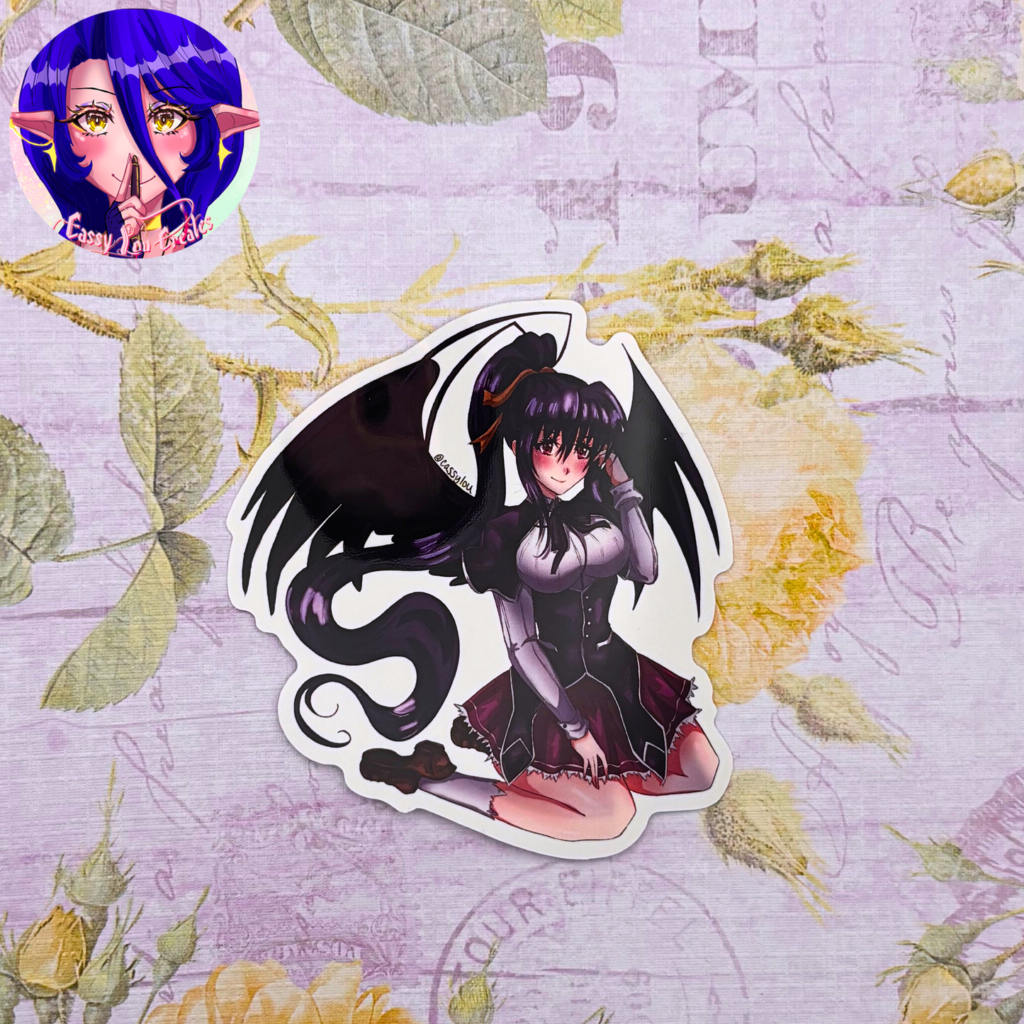 Highschool DxD | Rias and Akeno Glossy Vinyl Stickers