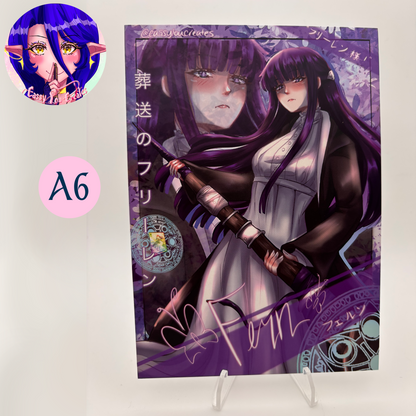 Elf & Human Mage Matte Prints Multiple Sizes