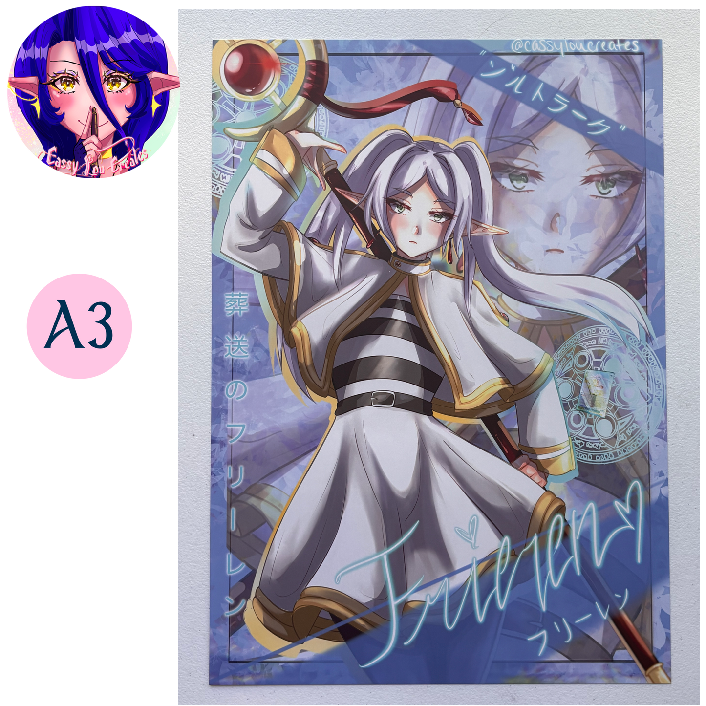 Elf Mage Matte Print Multiple Sizes