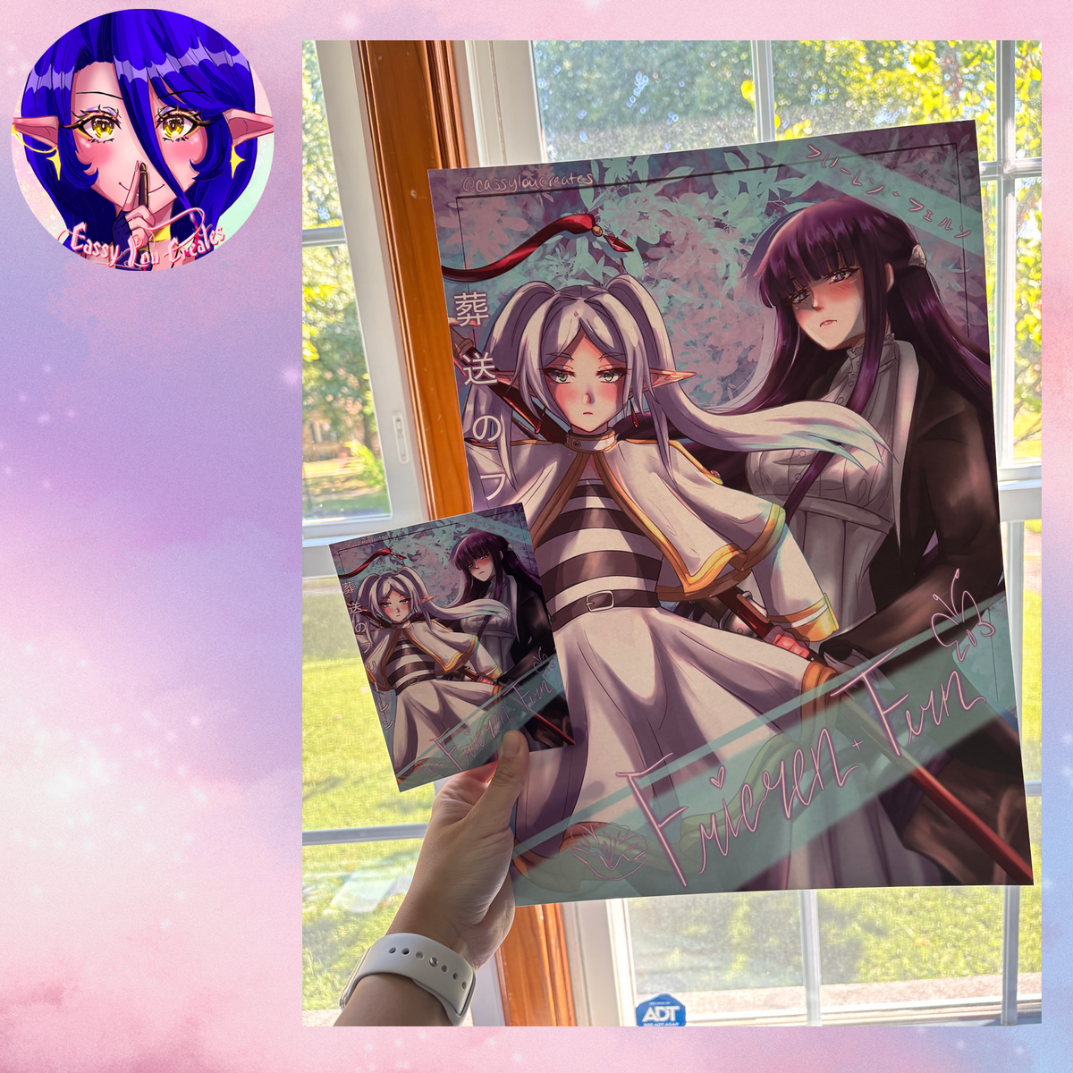 Elf & Human Mage Matte Prints Multiple Sizes