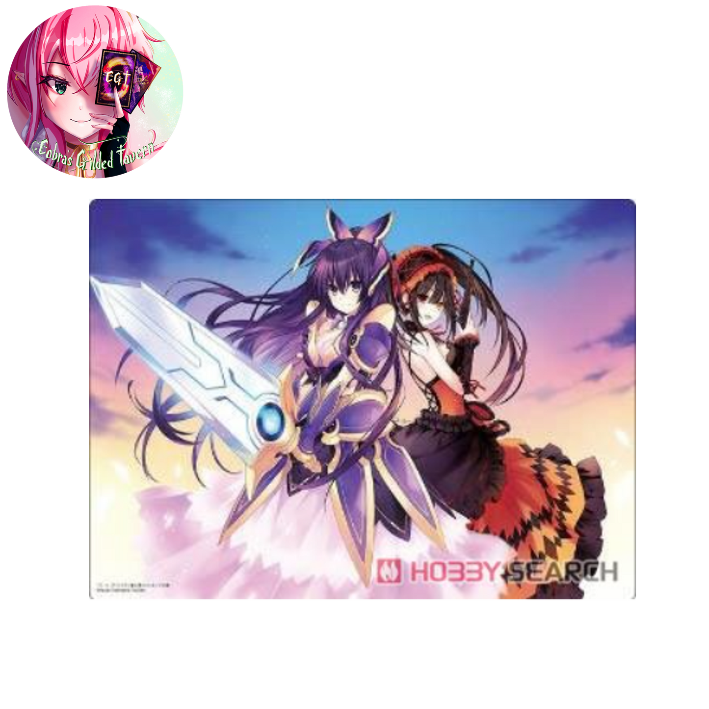 Date A Live Rubber Mats [Tohka Yatogami, Kurumi Tokisaki, Origami Tobiichi & Miku Izayaoi]