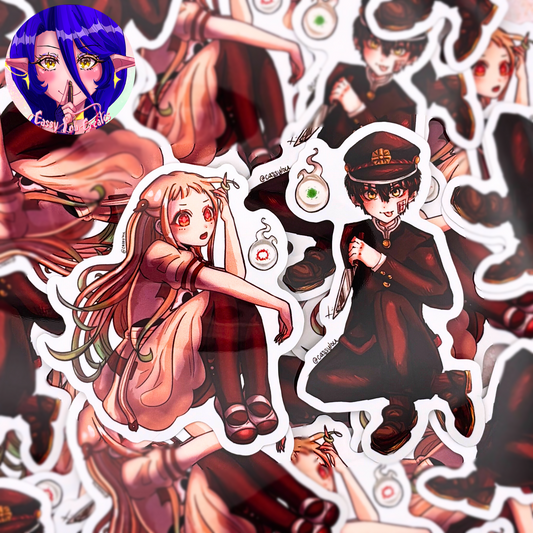 TBHK/JSHK | Hanako and Nene Glossy Vinyl Stickers
