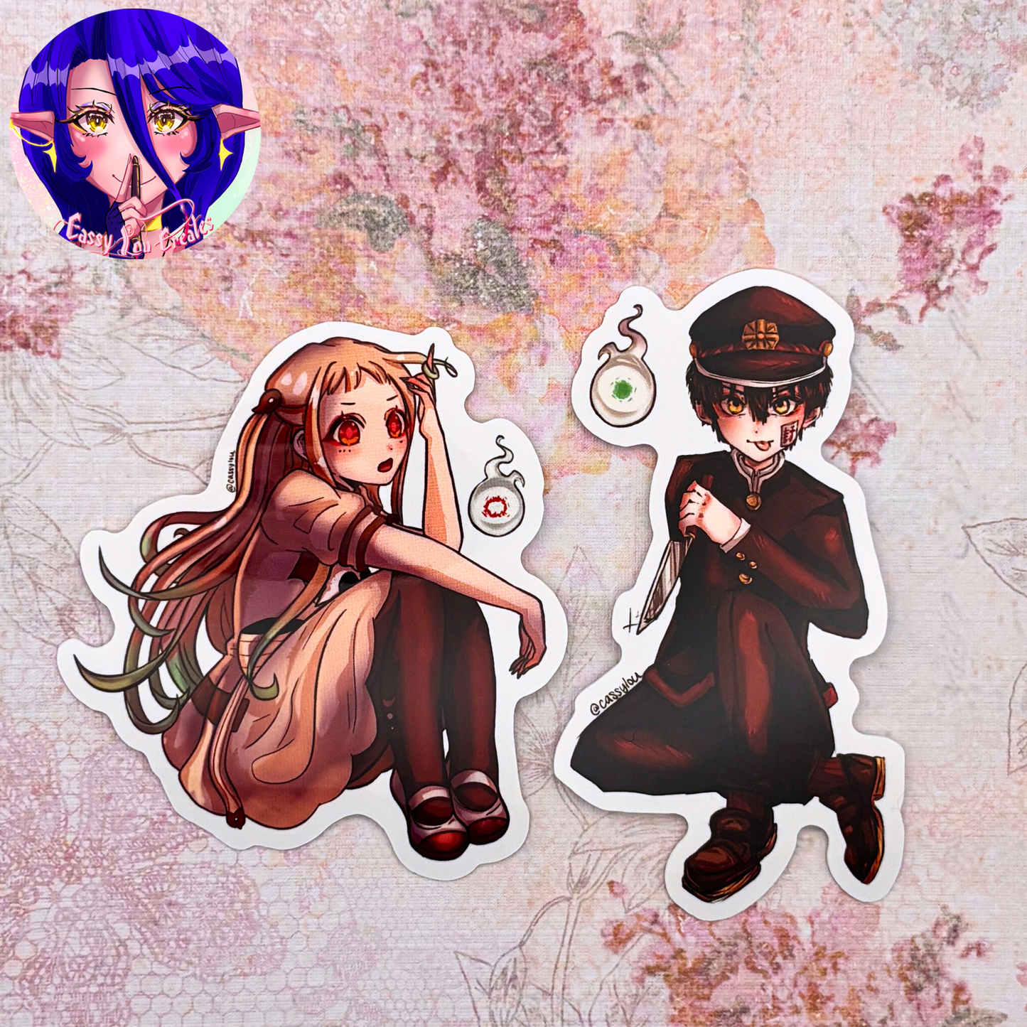 TBHK/JSHK | Hanako and Nene Glossy Vinyl Stickers