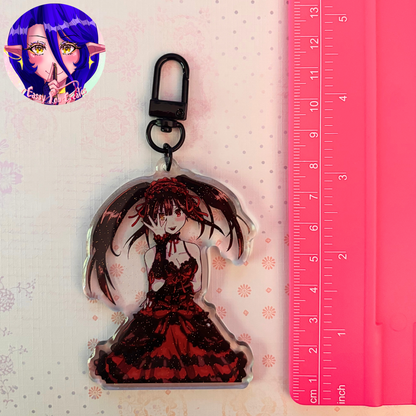 Nightmare Spirit Glitter Epoxy Keychain