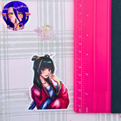 Apothecary Girl Glossy Vinyl Sticker