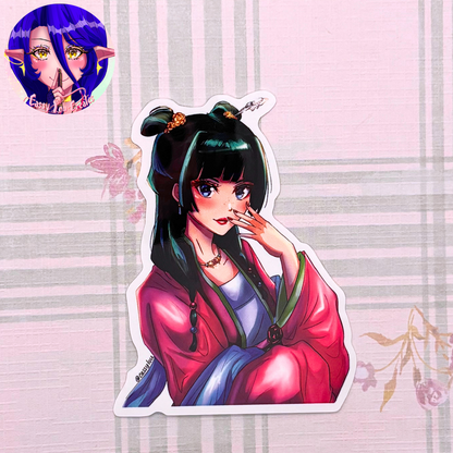 Apothecary Girl Glossy Vinyl Sticker