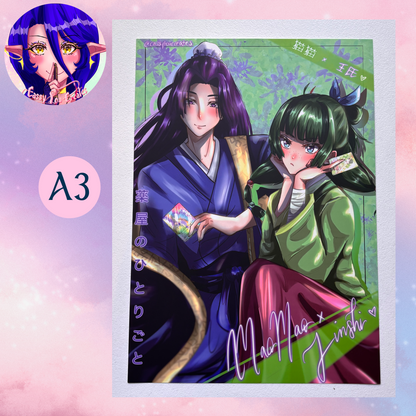 Apothecary Boy & Girl Matte Prints Multiple Sizes