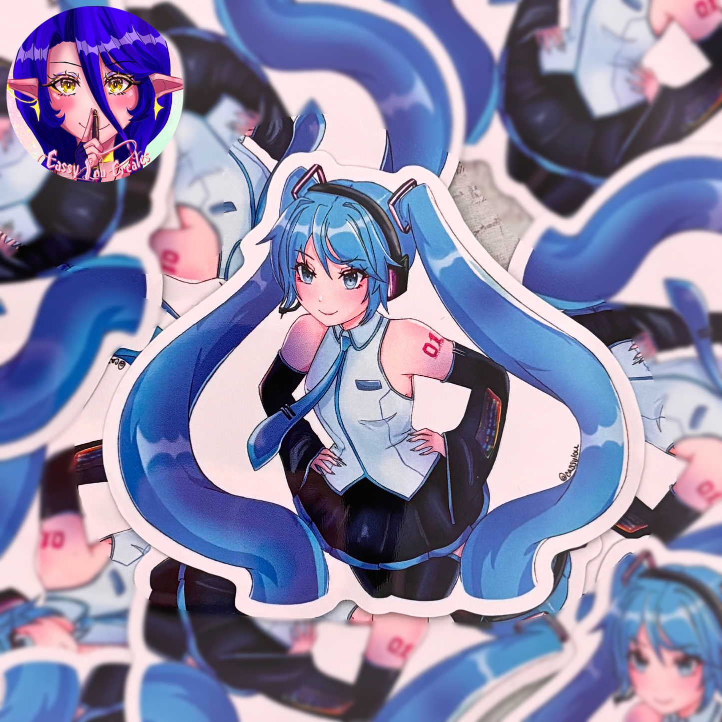 Vocaloid | Hatsune Miku Glossy Vinyl Sticker
