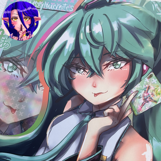 Vocaloid Miku Print Multiple Sizes