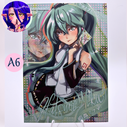 Vocaloid Miku Matte Print Multiple Sizes
